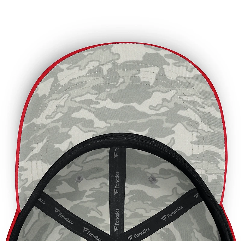 Casquette ajustable Fanatics rouge pour homme, hommage aux Blackhawks de Chicago
