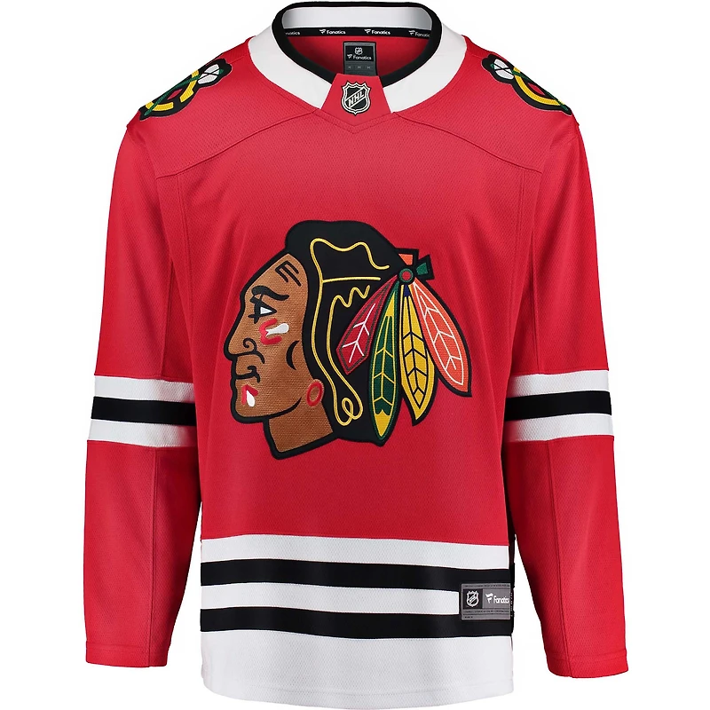 Fanatics pour hommes de marque Chicago Blackhawks Breakaway rouge - Maillot vierge
