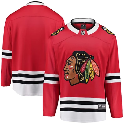 Fanatics pour hommes de marque Chicago Blackhawks Breakaway rouge - Maillot vierge