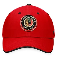 Men's Fanatics Red Chicago Blackhawks Original Six Adjustable Hat