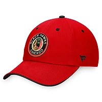 Men's Fanatics Red Chicago Blackhawks Original Six Adjustable Hat