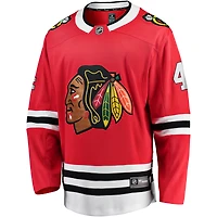 Maillot de joueur échappé à domicile Fanatics Seth Jones des Blackhawks Chicago rouge pour hommes