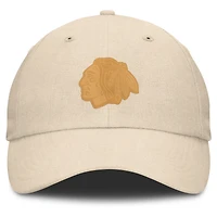 Men's Fanatics Tan Chicago Blackhawks Front Office Canvas Adjustable Hat