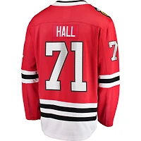 Men's Fanatics Taylor Hall Red Chicago Blackhawks Home Breakaway Player Jersey