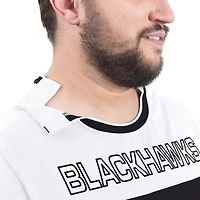 T-shirt à manches longues G-III Sports by Carl Banks pour homme, noir, Chicago Blackhawks, Adaptive Wear Outlast Durene