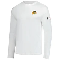T-shirt à manches longues Adam des Chicago Blackhawks pour homme de Johnnie-O White