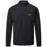 Veste entièrement zippée Insignia Core des Chicago Blackhawks pour homme de Levelwear, noire