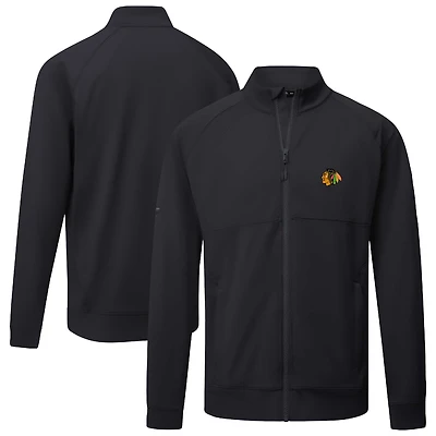 Veste entièrement zippée Insignia Core des Chicago Blackhawks pour homme de Levelwear, noire