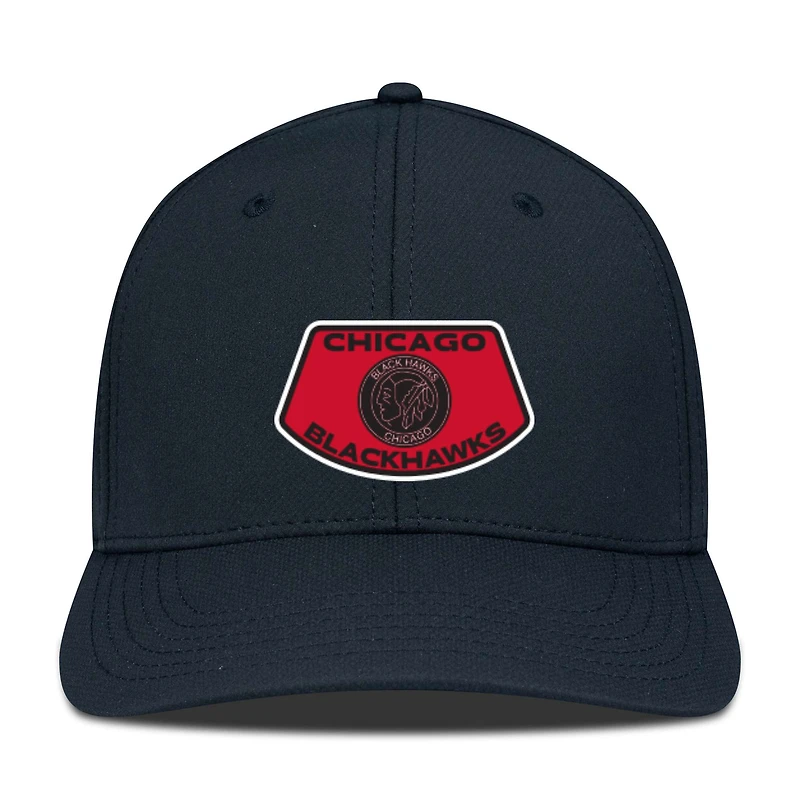 Men's Levelwear Black Chicago Blackhawks Rise Skylight Flex Hat