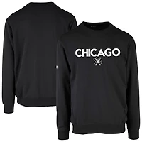 Men's Levelwear  Black Chicago Blackhawks Zane City Capsule Pullover Sweatshirt