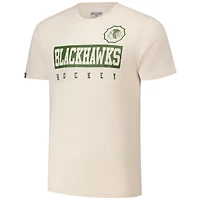 Men's Levelwear Connor Bedard Khaki Chicago Blackhawks 2024 NHL Military Appreciation Richmond Delta Player Name & Number T-Shirt