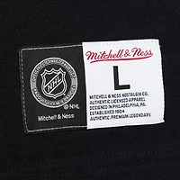Men's Mitchell & Ness  Black/Red Chicago Blackhawks Legendary Slub Raglan Long Sleeve T-Shirt