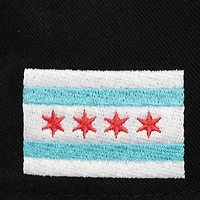 Men's Mitchell & Ness  Black Chicago Blackhawks Core Team Special Snapback Hat