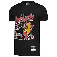 Men's Mitchell & Ness Black Chicago Blackhawks Local Food T-Shirt