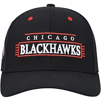 Men's Mitchell & Ness Black Chicago Blackhawks LOFI Pro Snapback Hat