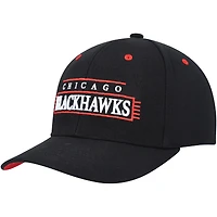 Men's Mitchell & Ness Black Chicago Blackhawks LOFI Pro Snapback Hat