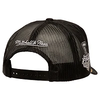 Casquette réglable noire de camionneur des champions de la Coupe Stanley dorée de la collection SOUL des Blackhawks de Chicago de Mitchell & Ness pour hommes