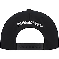 Casquette Snapback Mitchell & Ness noire pour homme des Chicago Blackhawks
