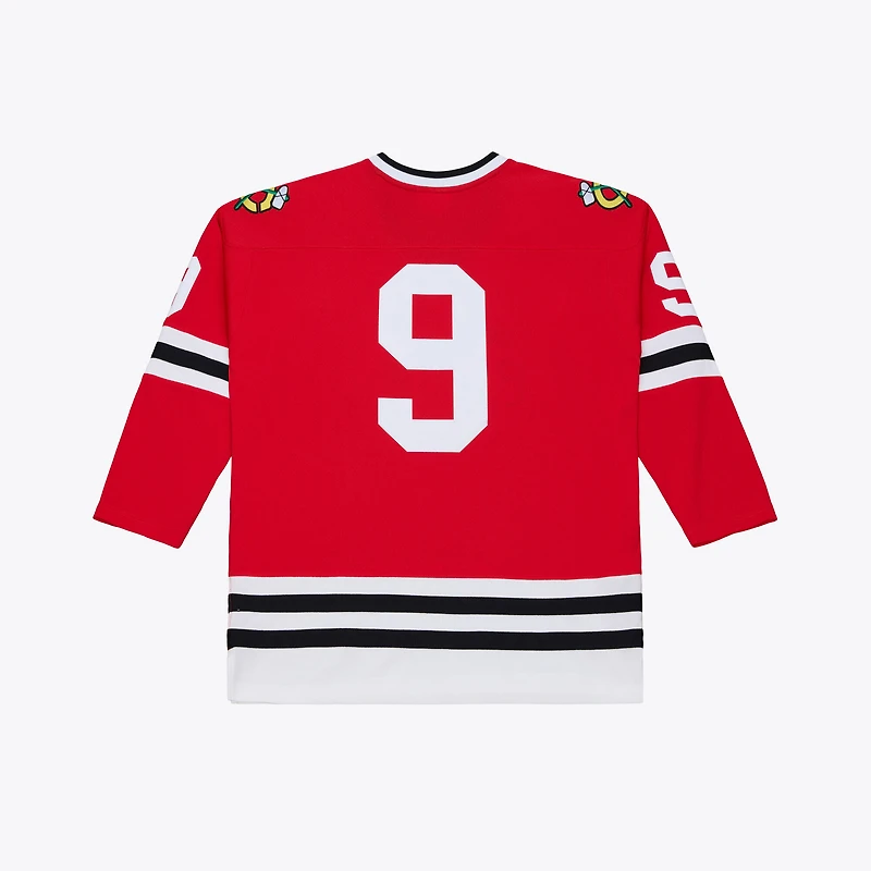 Men's Mitchell & Ness Bobby Hull Red Chicago Blackhawks 1966 Power Play Jersey