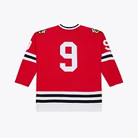Men's Mitchell & Ness Bobby Hull Red Chicago Blackhawks 1966 Power Play Jersey