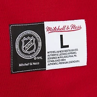 Men's Mitchell & Ness  Red Chicago Blackhawks Thermal Henley Long Sleeve T-Shirt