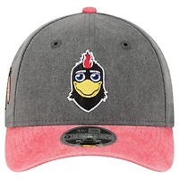 Men's New Era Black/Red Chicago Blackhawks Mascot 2-Tone 9FORTY Adjustable Hat