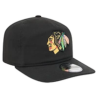 Men's New Era Black Chicago Blackhawks 19TWENTY Adjustable Hat