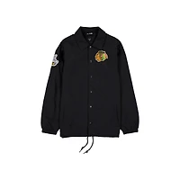 Men's New Era  Black Chicago Blackhawks Champs Full-Snap Jacket