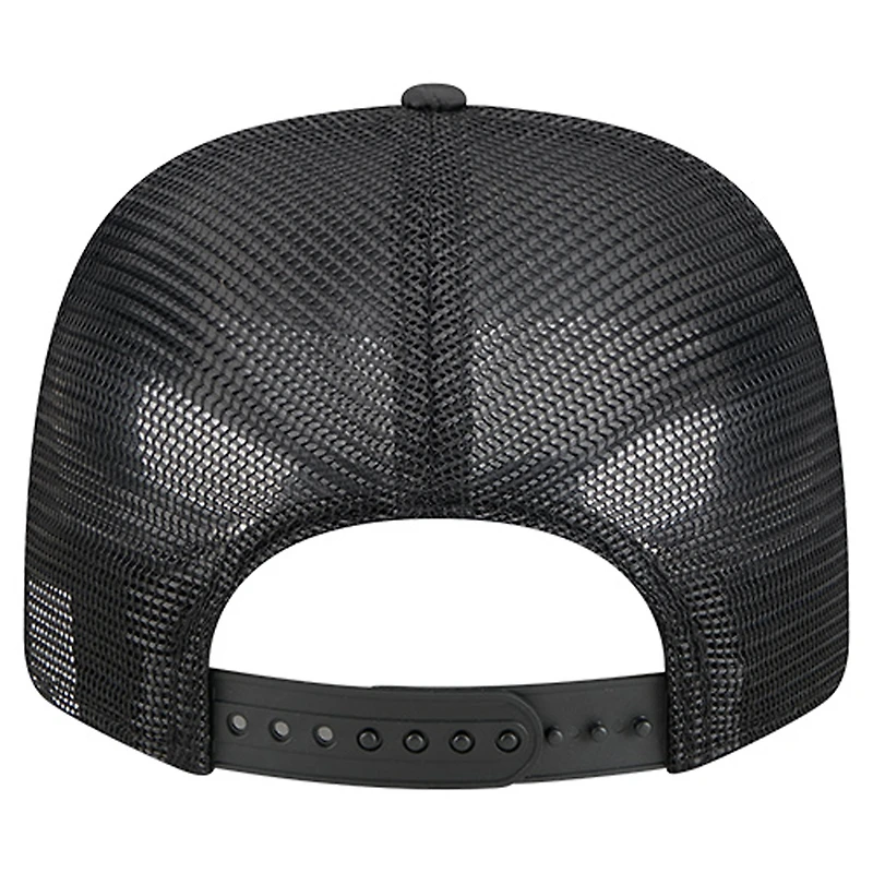 Casquette de camionneur ajustable en nylon matelassé 9SEVENTY des Chicago Blackhawks de New Era pour homme