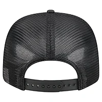 Casquette de camionneur ajustable en nylon matelassé 9SEVENTY des Chicago Blackhawks de New Era pour homme