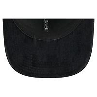 Men's New Era  Black Chicago Blackhawks Quilted Nylon 9SEVENTY Adjustable Trucker Hat