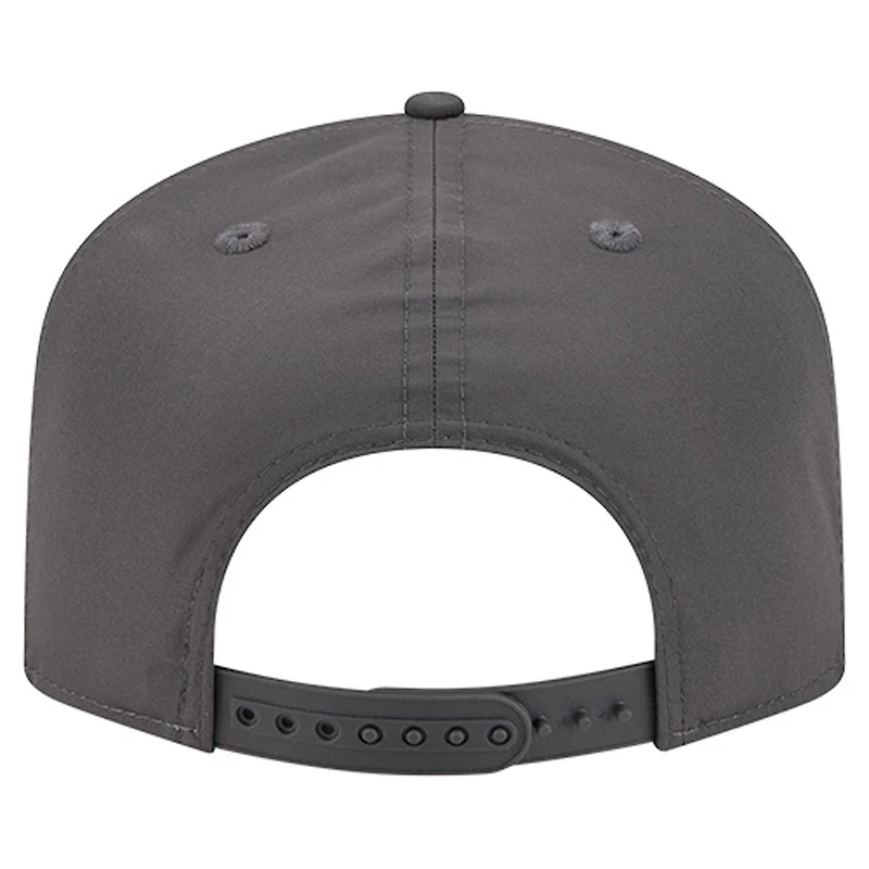 Men's New Era Graphite Chicago Blackhawks Tonal Rope 19TWENTY Adjustable Hat