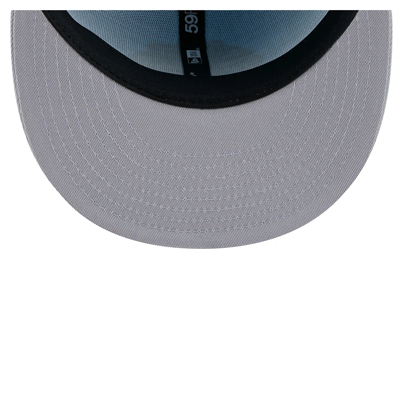 Men's New Era  Light Blue/Gray Chicago Blackhawks Color Pack Two-Tone 59FIFTY Fitted Hat