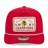 Men's New Era  Red Chicago Blackhawks 2010 Stanley Cup Champions 19TWENTY Adjustable Hat