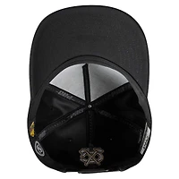 Casquette ajustable à pincement sur le devant avec logo métallique des Blackhawks de Chicago Pro Standard pour homme