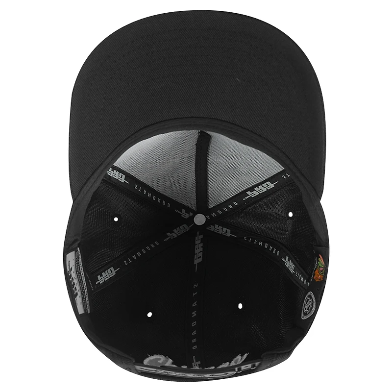 Casquette Snapback Pro Standard noire des Chicago Blackhawks Paint the City Pinch Front pour hommes