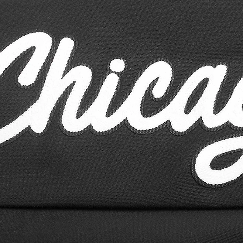 Men's Pro Standard  Black Chicago Blackhawks Paint the City Pullover Hoodie