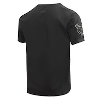 Men's Pro Standard Black Chicago Blackhawks Wordmark T-Shirt