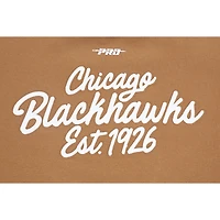 Sweat-shirt à enfiler Pro Standard Brown Chicago Blackhawks Paint the City pour homme