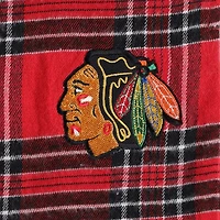 Ensemble de nuit pour homme avec t-shirt et pantalon pyjama Chicago Blackhawks rouges Big & Tall