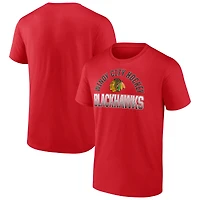 T-shirt rouge pour homme des Blackhawks de Chicago Open Net