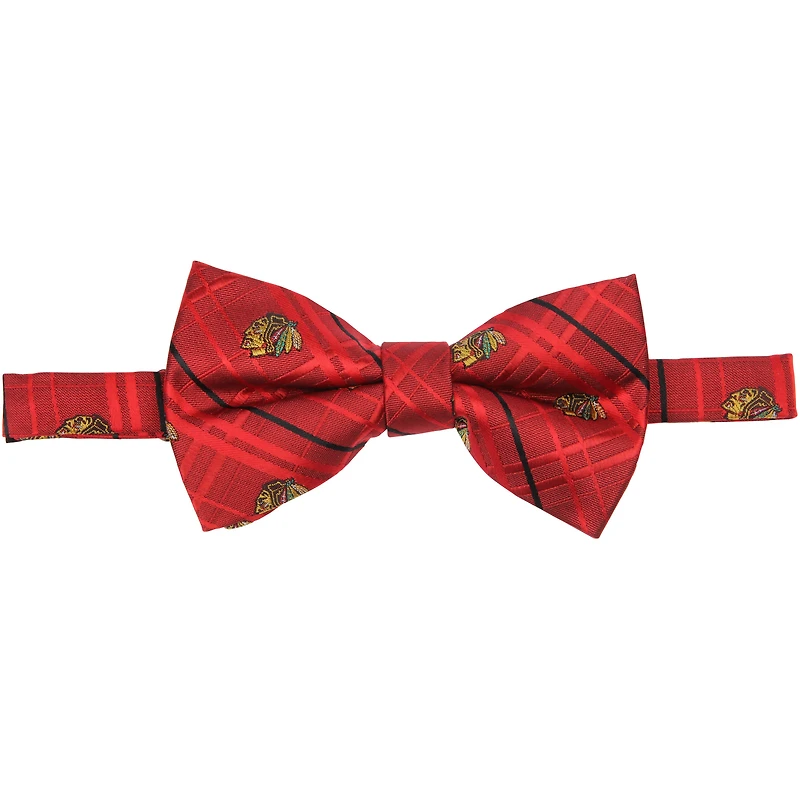 Nœud papillon Oxford rouge des Blackhawks de Chicago pour homme