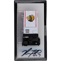 Zamboni moulée sous pression autographiée à l'échelle 1:43 de Nick Foligno par les Blackhawks de Chicago