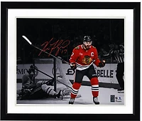Nick Foligno Chicago Blackhawks Autographed 16" x 20" Red Jersey Celebration Spotlight Photograph