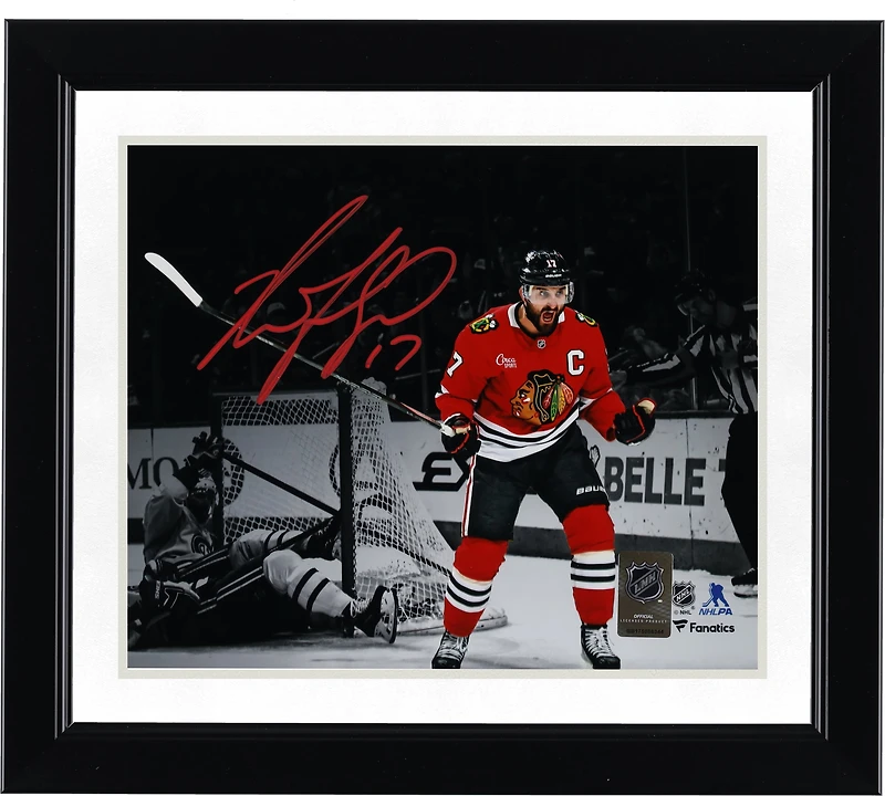 Nick Foligno Chicago Blackhawks Autographed 8" x 10" Red Jersey Celebration Spotlight Photograph
