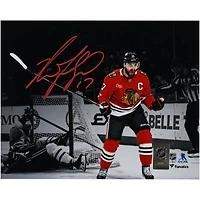 Nick Foligno Chicago Blackhawks Autographed 8" x 10" Red Jersey Celebration Spotlight Photograph