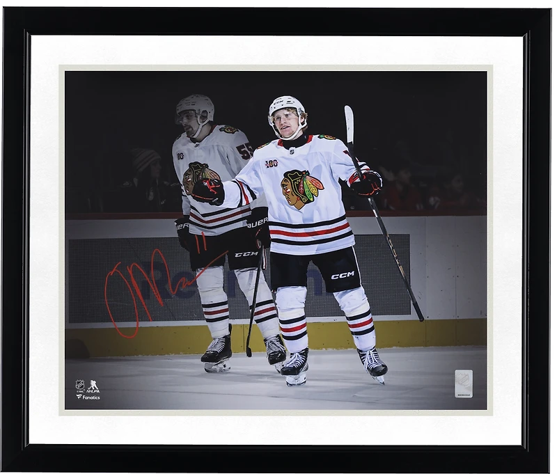 Oliver Moore Chicago Blackhawks Autographed 16" x 20" First NHL Goal Celebration Photograph