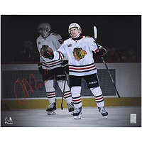 Oliver Moore Chicago Blackhawks Autographed 16" x 20" First NHL Goal Celebration Photograph