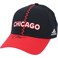 Oliver Moore Chicago Blackhawks Autographed 2023 NHL Reverse Retro Cap