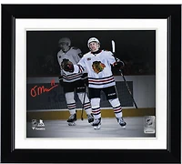 Oliver Moore Chicago Blackhawks Autographed 8" x 10" First NHL Goal Celebration Photograph